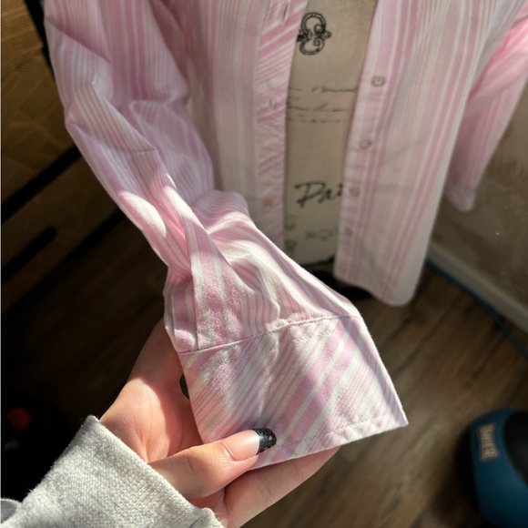 Pink Button up Collared Shirt - Picture 7 of 7